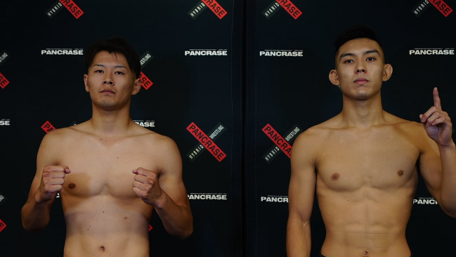 パンクラス 衝撃の計量結果発表！フェザー級注目カードが開戦間近