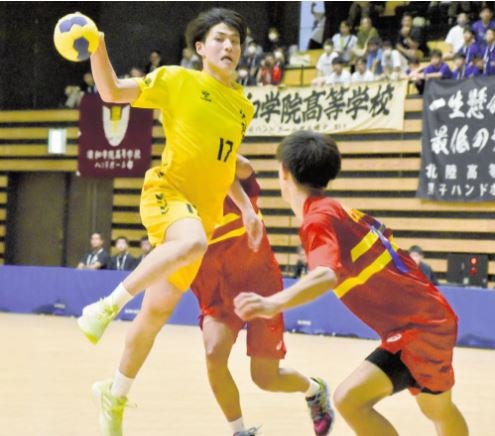 ハンドボール男子、第１シード・北陸が好発進…「高校３冠」へ慢心なし