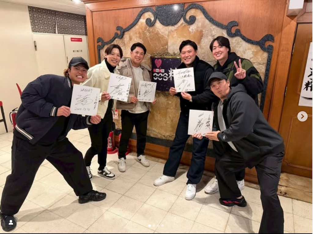 上茶谷、甲斐野、末包など元気な顔合わせ！楽しい時間を過ごした一幕