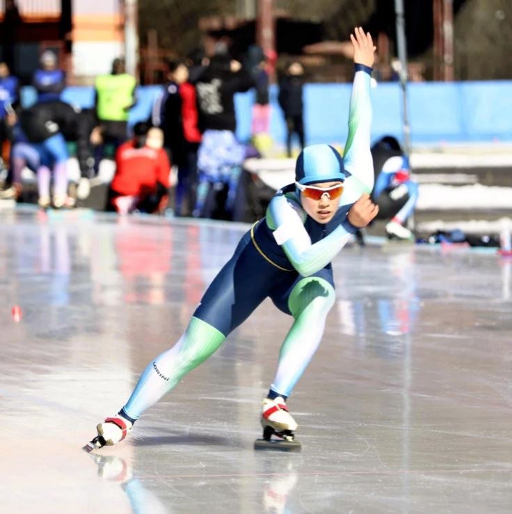 スピードスケート北原伊織、理想を追求し再び高校日本一…「冷静に落ち着いて集中できた」