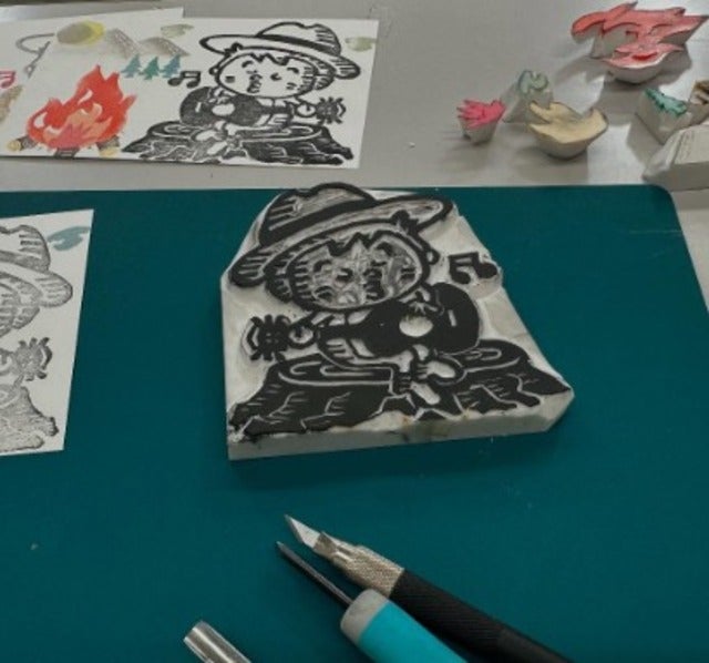 「8時間かけた甲斐があった」つるの剛士が消しゴムハンコで満点