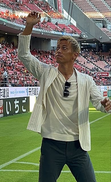 本田圭佑 名古屋帰還！