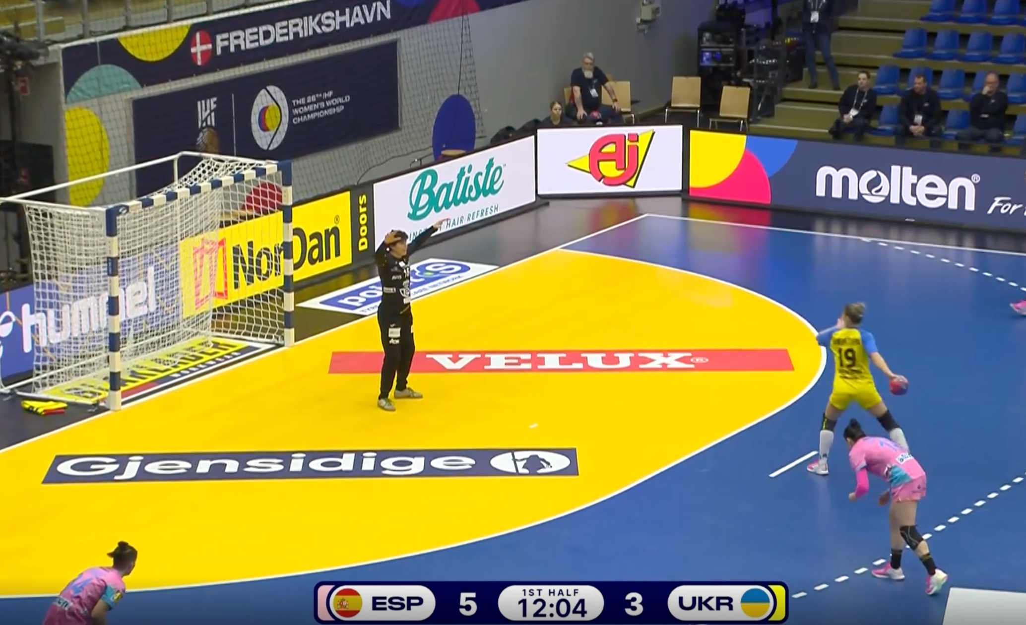 【ハンドボール】第26回女子世界選手権グループG スペイン vs. ウクライナ