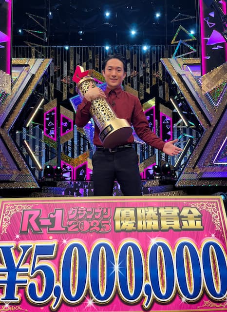 ピン芸人・友田オレ、R-1グランプリで最年少優勝を果たす！