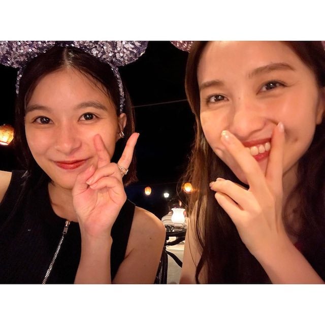 芳根京子、「ももクロ」百田夏菜子と仲良しディズニーデート🐭💕　「べっぴんさん✨」