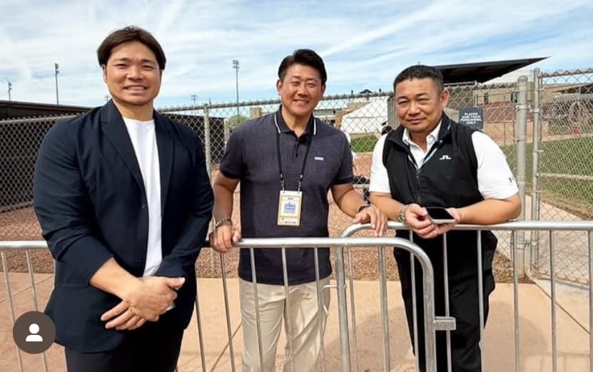 松坂大輔　アリゾナで元チームメイトに遭遇！「アリゾナでは久しぶりにヨシにも会えました！」