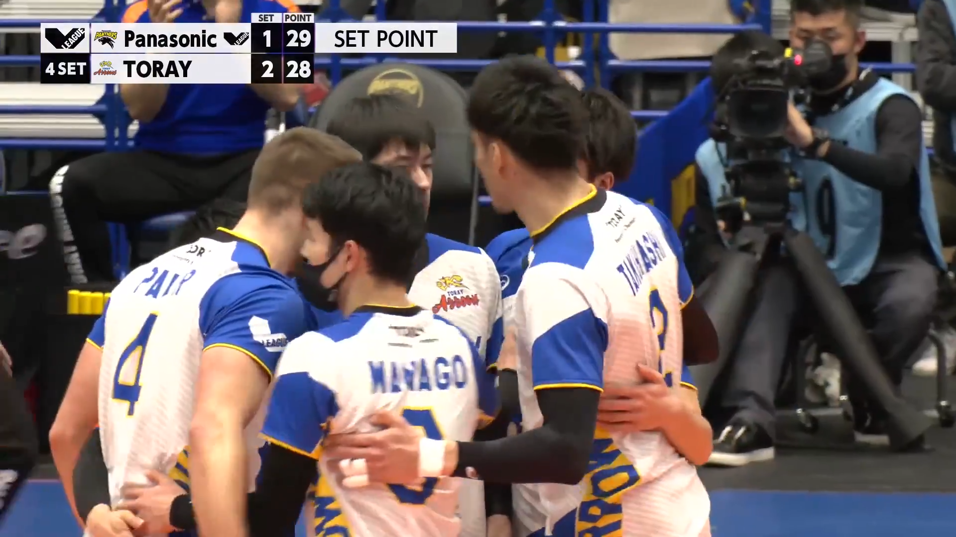 Ｖリーグ男子　パナソニックパンサーズ vs. 東レアローズ 2022/3/5【ハイライト】