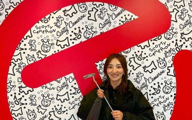 脇元華、浜松でパター調整！「出来上がりが楽しみです」