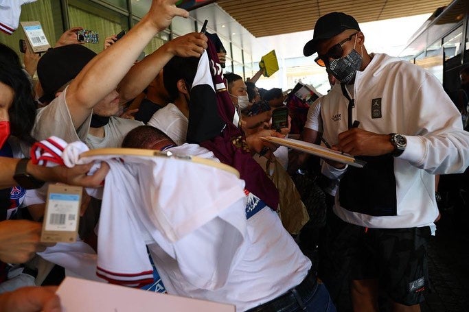 “超人”エンバペがJapanツアー終了で日本のファンに感謝「Thank you JAPAN 🇯🇵」