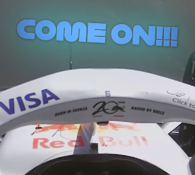 F1ハジャル感激のリアクション！ルーキーイヤーを象徴する名場面にファン大盛り上がり