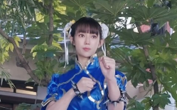 堀江聖夏、圧巻の「春麗」瓦割り12段にファン熱狂 「可愛くて力強い！」