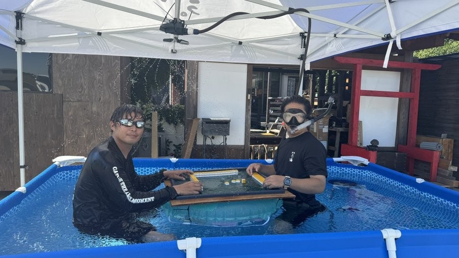 プールで麻雀！？きむが紹介「釣りよか」自由すぎる夏企画