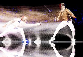 ”魅せる競技”フェンシングの美しい写真が話題に