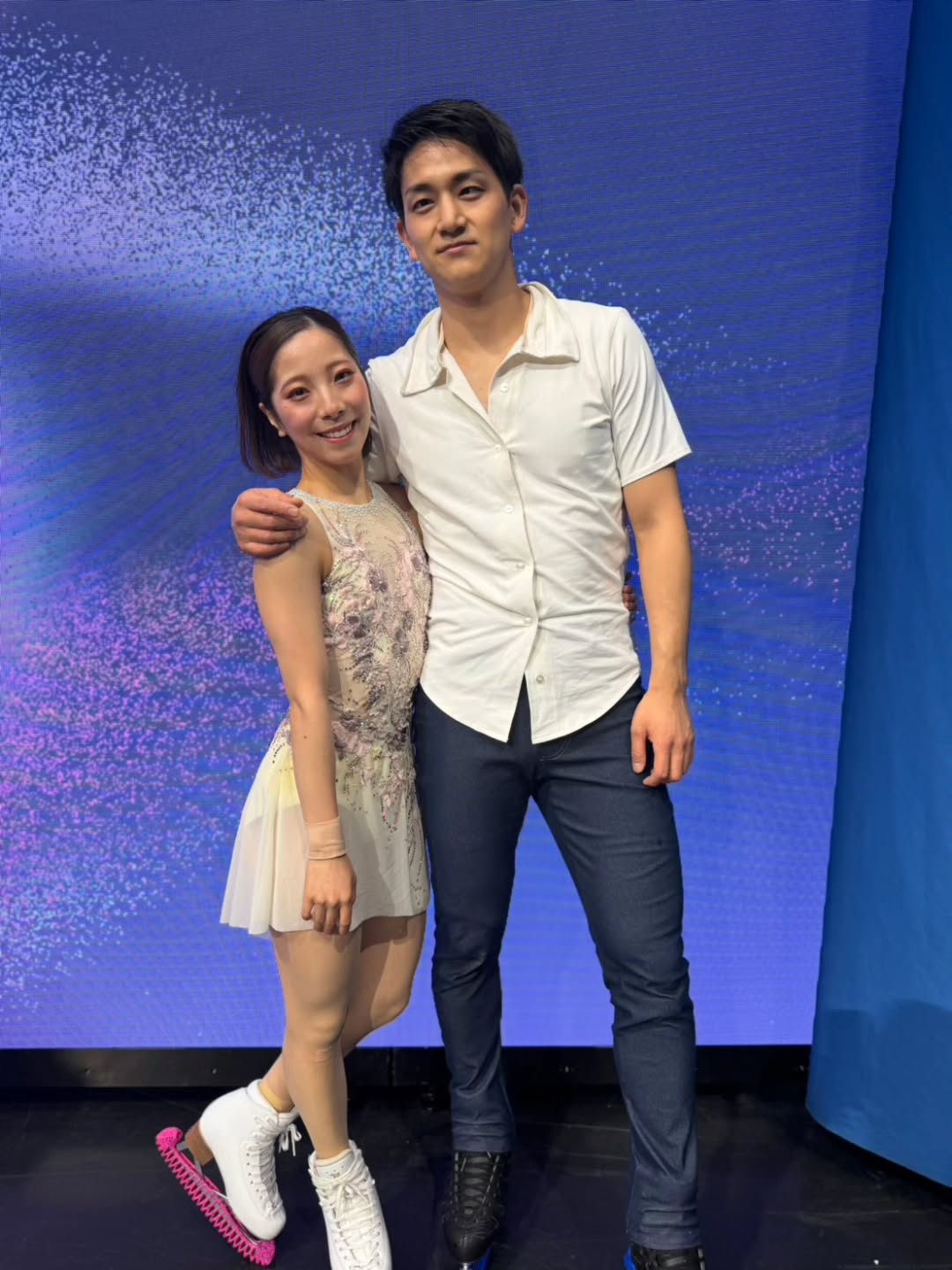 【ミラノ五輪】りくりゅうがエキシビションで歓声浴びる 金メダルの舞に会場沸く