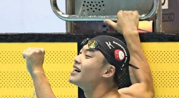 競泳男子１００ｍバタフライ、塩田直也が連覇…仲間の声援でトップを死守し自己ベスト