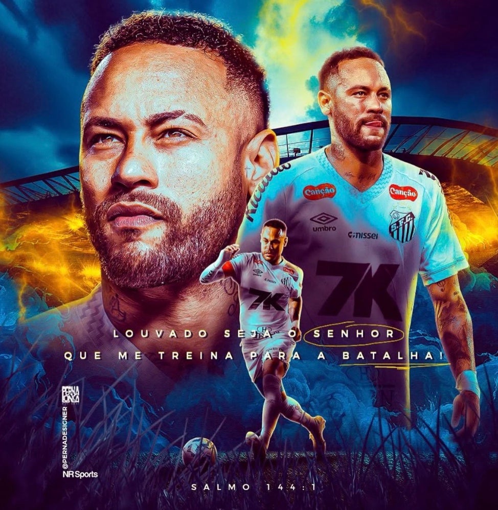 ネイマール、祈りの言葉を公式Xで投稿