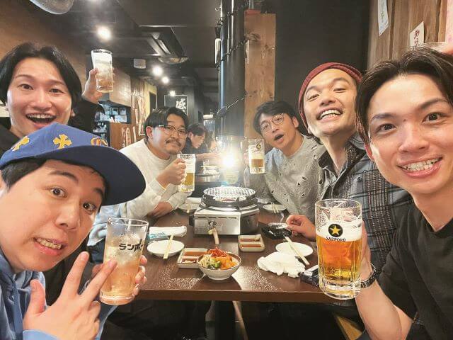 人気芸人ら豪華メンバーでご飯会　東京進出を発表したあの芸人の姿も