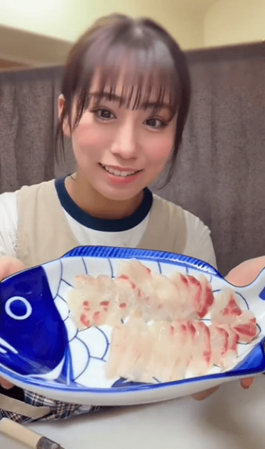 「綺麗に捌いてるのすごすぎる」TEAM SHACHI・坂本遥奈、あざやか手際で黒鯛を捌く！