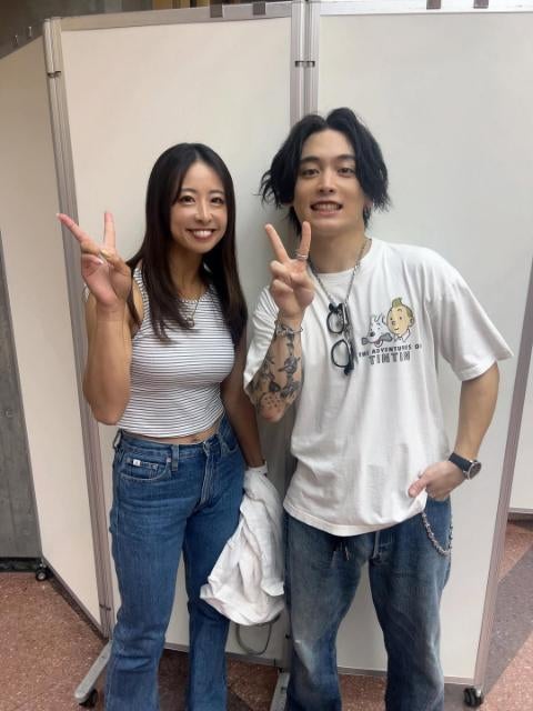 女子プロテニス・園田彩乃、人生初ライブで感激ショット「優里さん最高でした！」