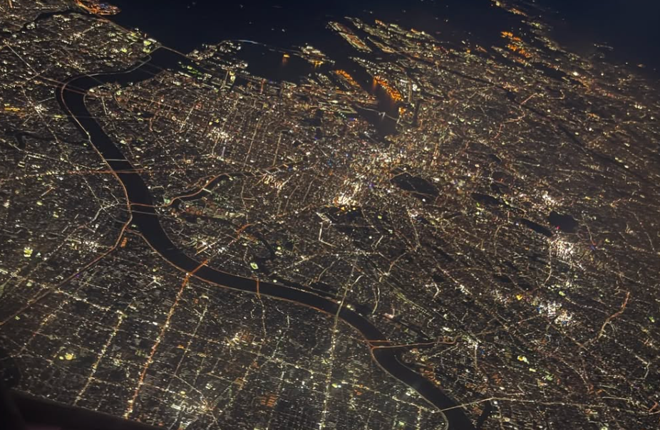 元日本代表・山田章仁が夜景空撮を公開 旅先で見た知られざる光景に感嘆