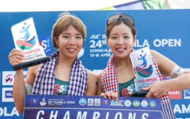 ビーチバレー・松本穏、AVCビーチツアーSamila Open優勝！「アジアで勝つことが目標でした」