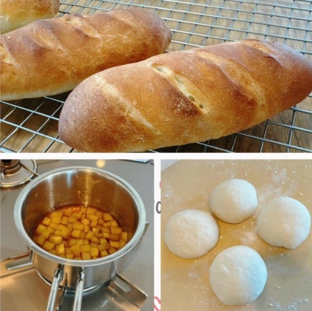 小倉優子が長男のリクエストでパンを焼く！