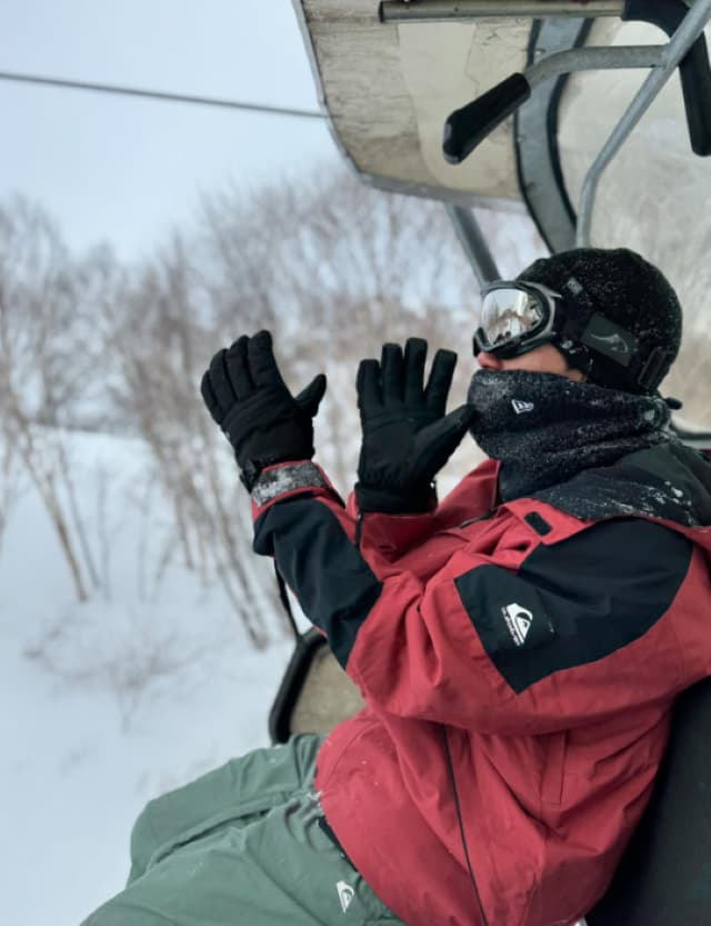 大倉士門が2年ぶりのスノーボードを満喫「最高におもろすぎる」