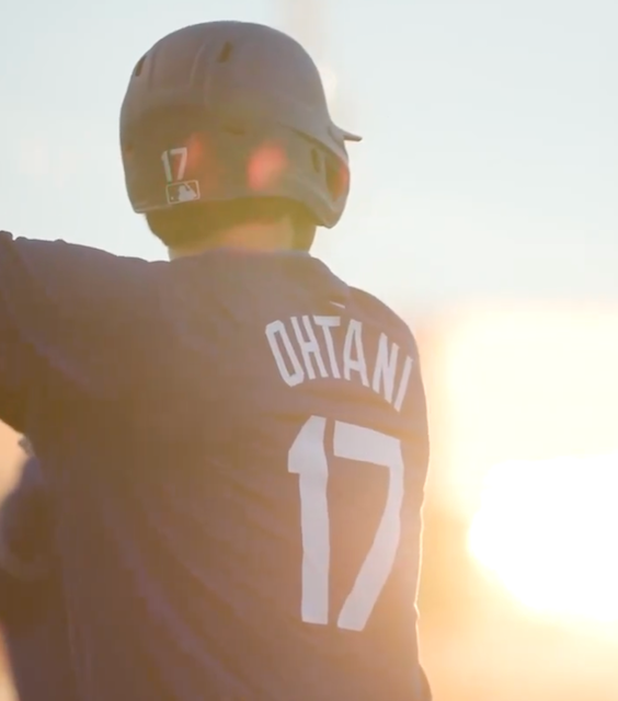 MLB公式が惚れ惚れする大谷翔平の後ろ姿を公開