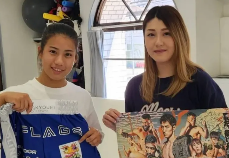 スポンサー契約発表と試合準備！須田萌里、“クレ吉”も応援のポスター披露