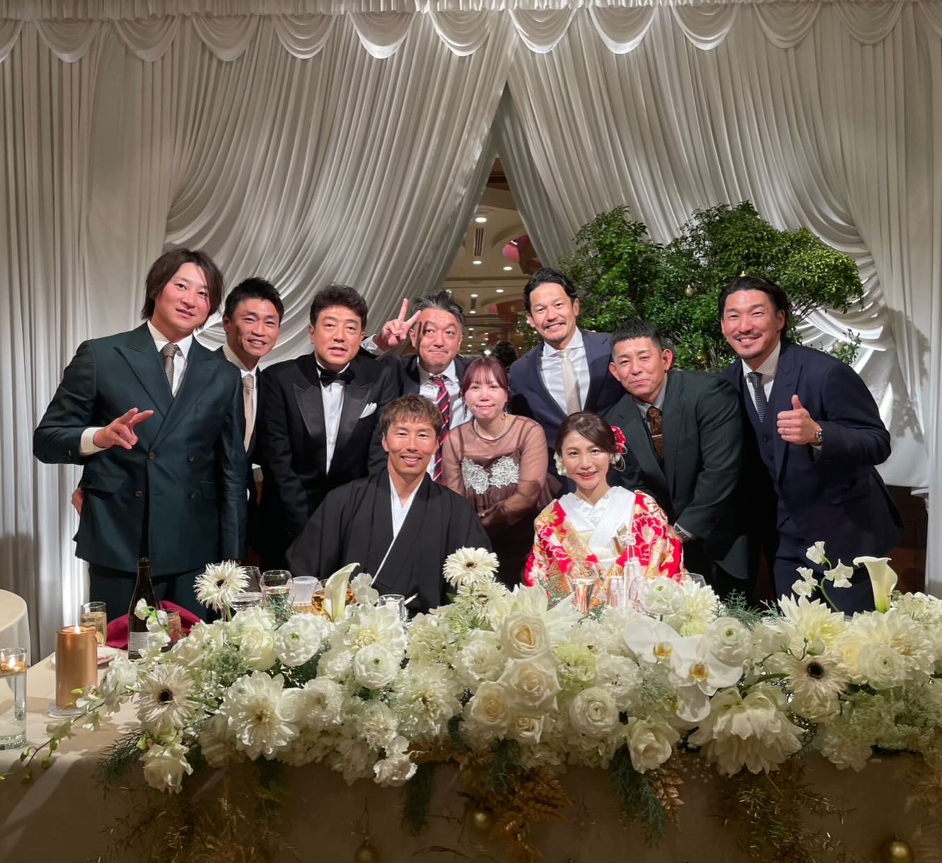 元ヤクルト・上田剛史氏、5年越しの披露宴開催　青木宣親新GM、梶谷隆幸氏ら豪華メンバー集結