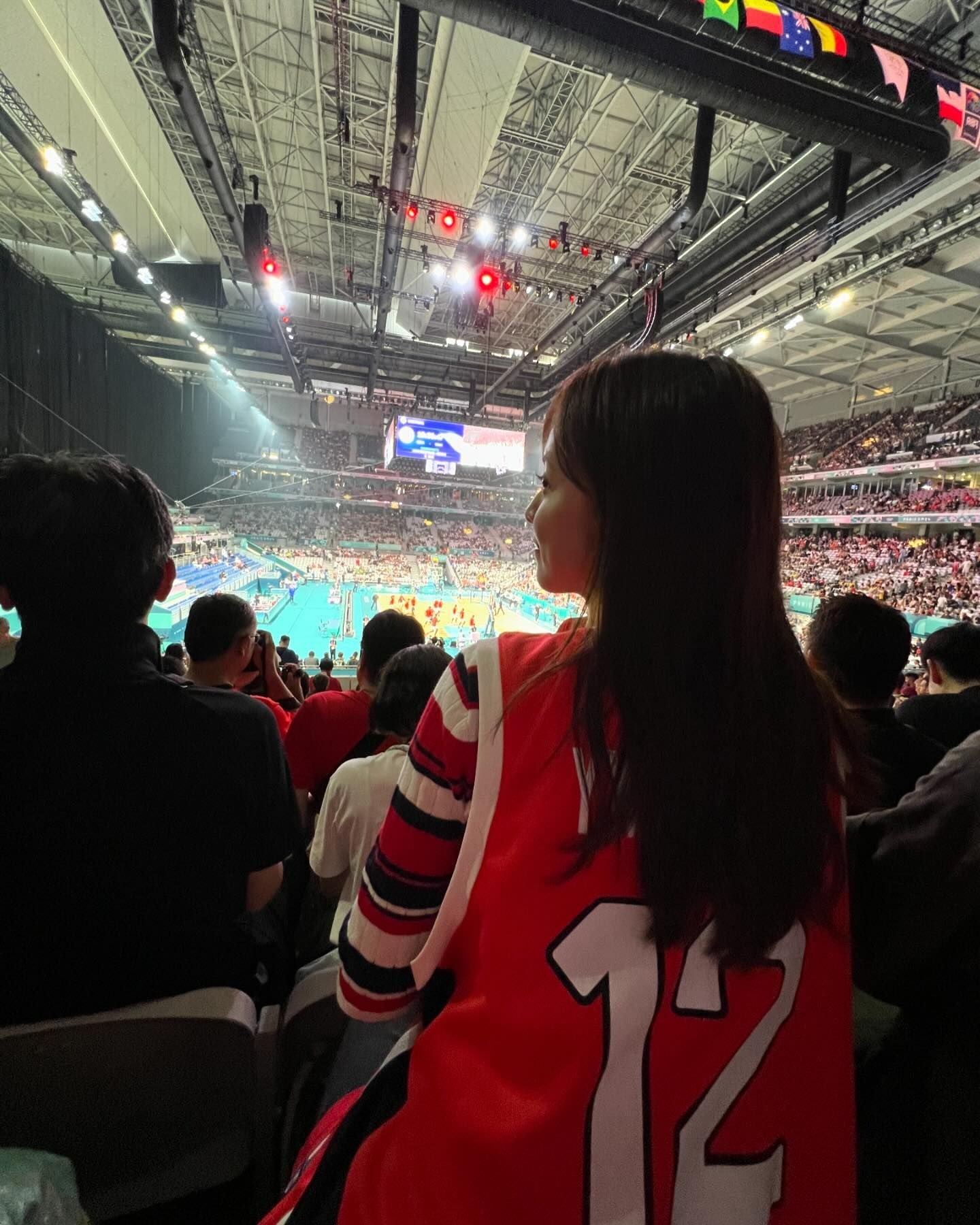 渡邊雄太の妻、久慈ちゃんも現地応援！