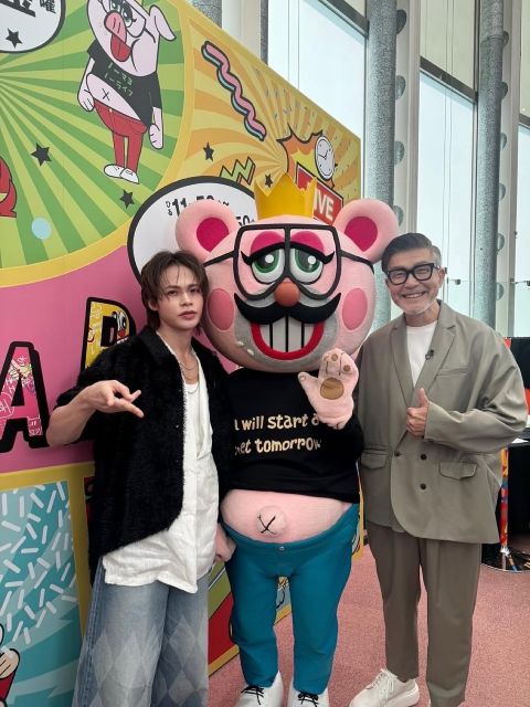 元KAT-TUN・上田竜也 大澄賢也＋謎の生物との3ショットを披露！「かわいい」と話題に！