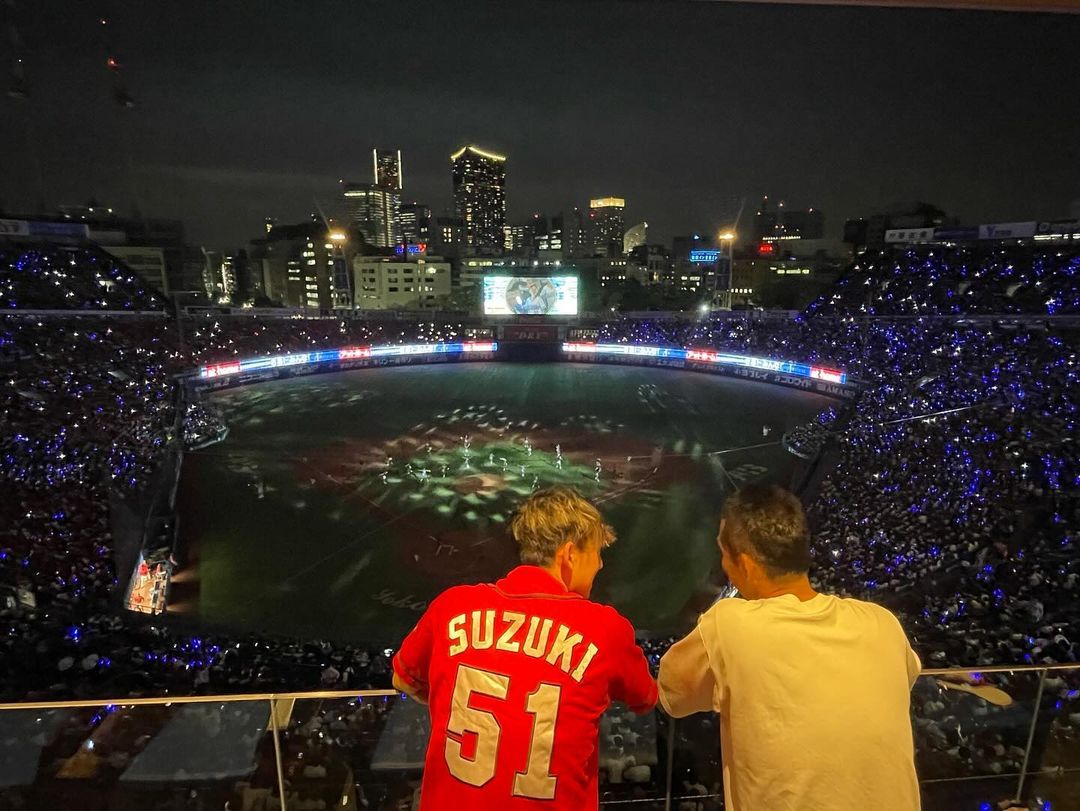 ハリー杉山 元プロ野球選手で現役のクリケット選手・木村昇吾と野球観戦！