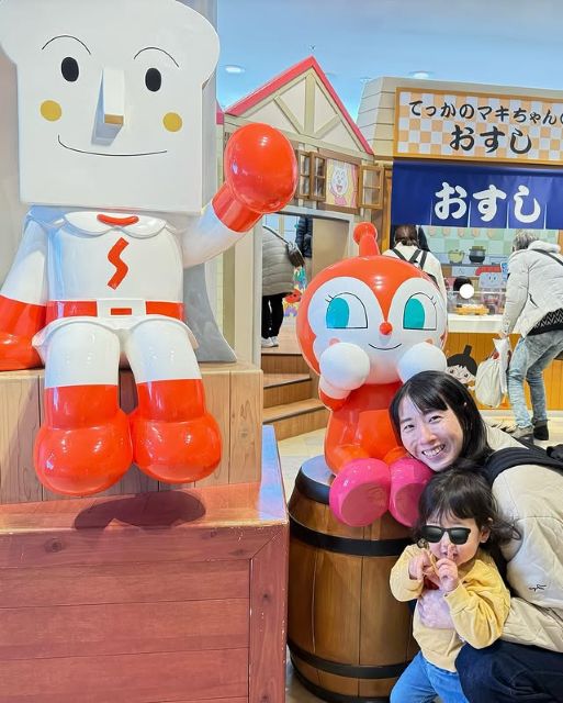 「アンパンマンいつもありがとう」元女子バレー日本代表・江畑幸子、娘と一緒にアンパンマンミュージアムへ！