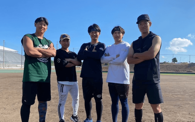 阪神・遠藤成が沖縄自主トレ終了を報告「技術獲得に向けて頑張ります」
