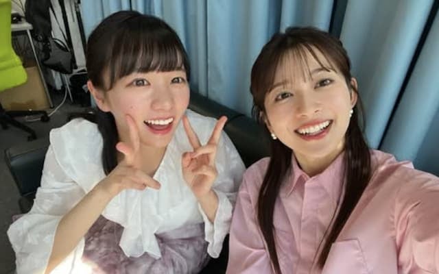 「ピンクと白」山本里菜が椿野ゆうことの爽やかツーショットを投稿！