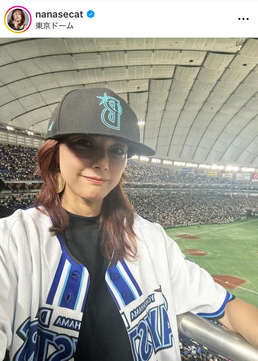 勝利の女神が現地観戦🗽　相川七瀬がDeNAを応援し勝利！