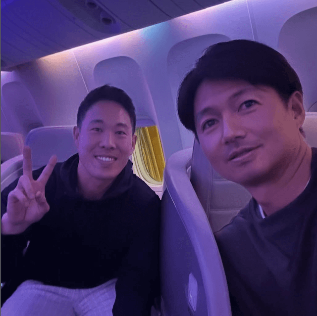 「今年もニュージーランドお邪魔してます」唐川侑己、豪華フライトでオフ満喫