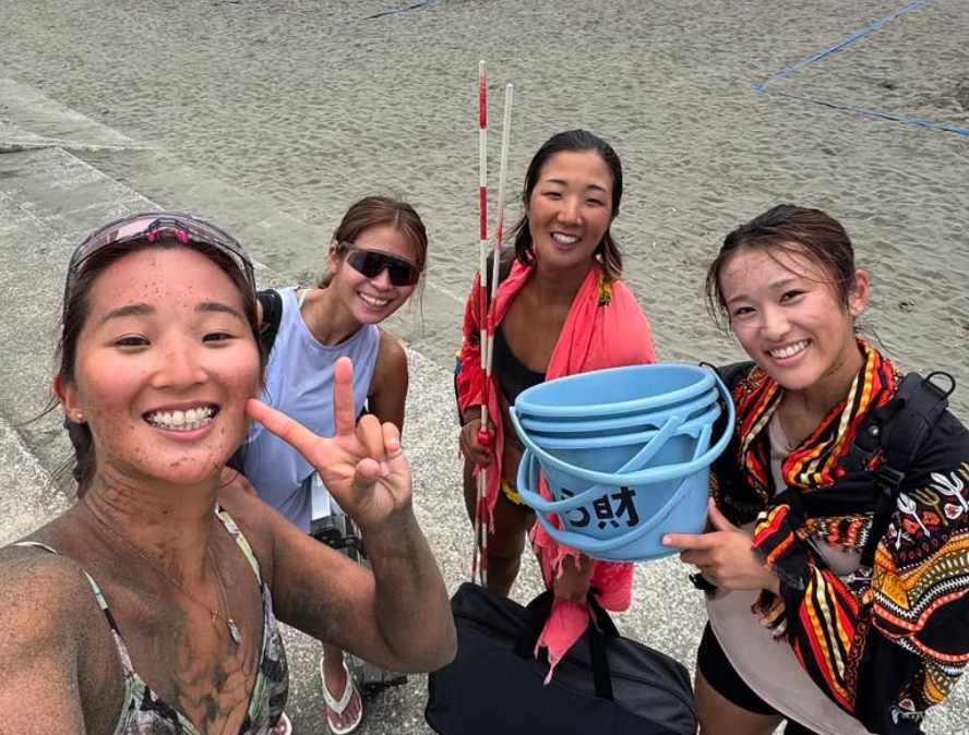 爽快な笑顔！ビーチバレー本村成優、江の島ビーチでの練習日に感じた太陽の暑さと仲間への感謝