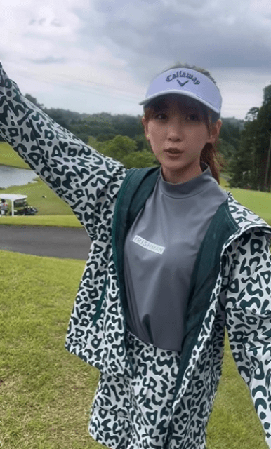 「ゴルフウェア可愛いっ」美人野球インフルエンサーが可愛すぎるウエア姿でゴルフ場に降臨！