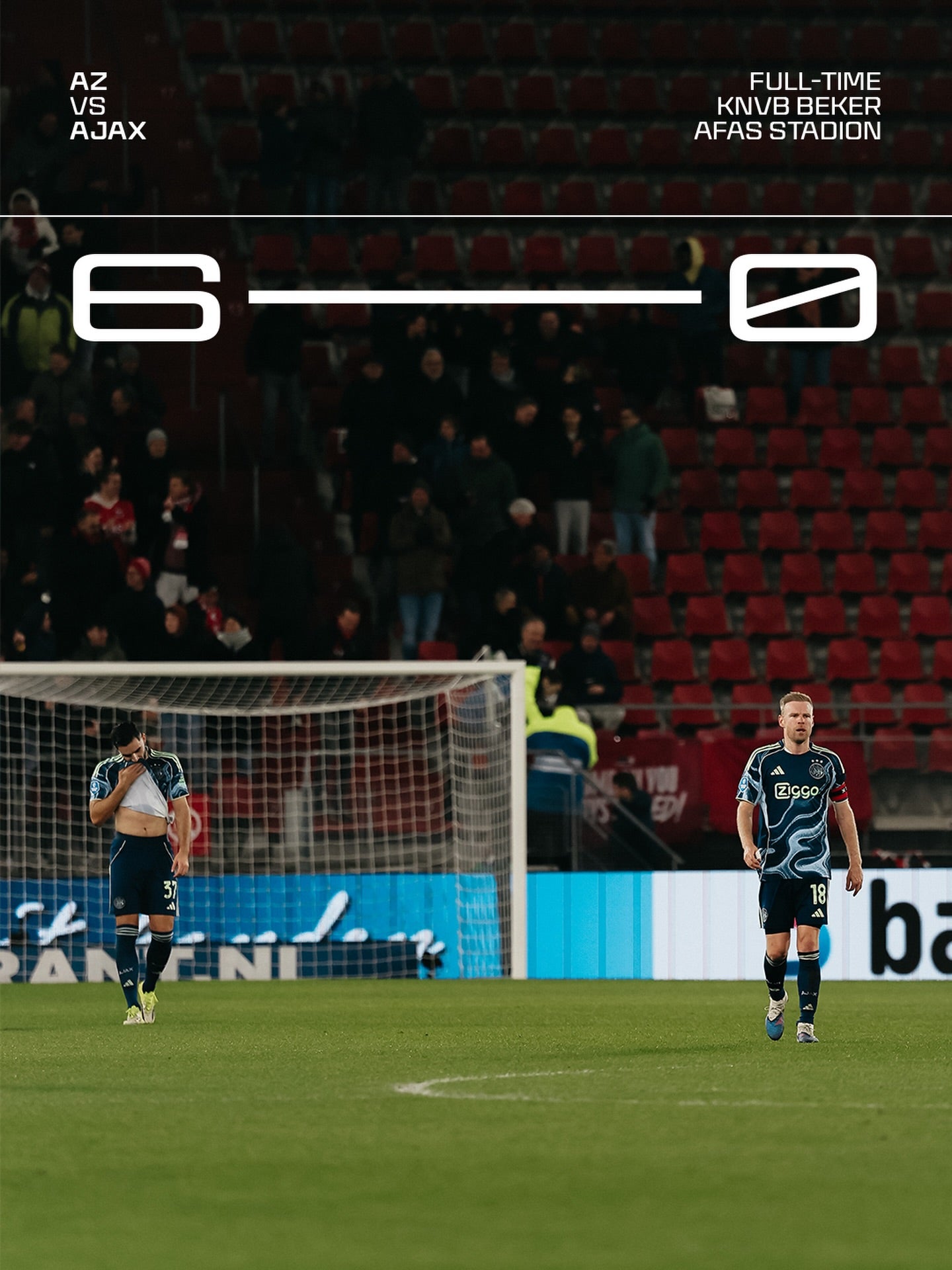 アヤックスがまさかの大敗...リーグカップで3回戦敗退決定