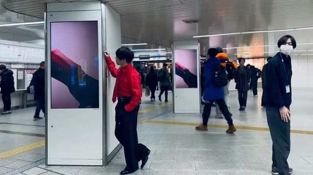 「御本人降臨」グランバザールCM出演の西川貴教が大阪の地下街に登場！