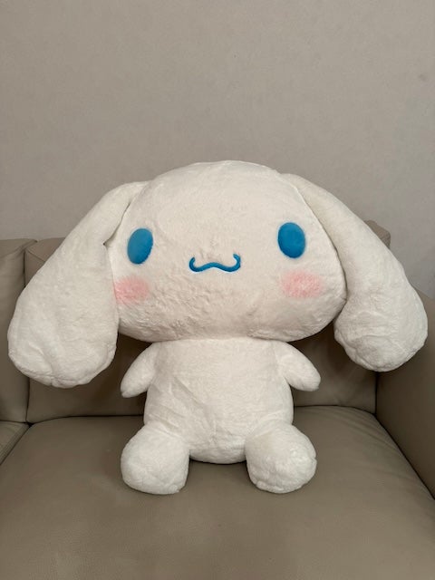 「シナモロール様」超人気女優がシナモンロールの特大サイズのぬいぐるみを公開！？