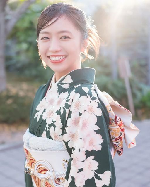 大原優乃『晴れ着お披露目会』へ！着物で