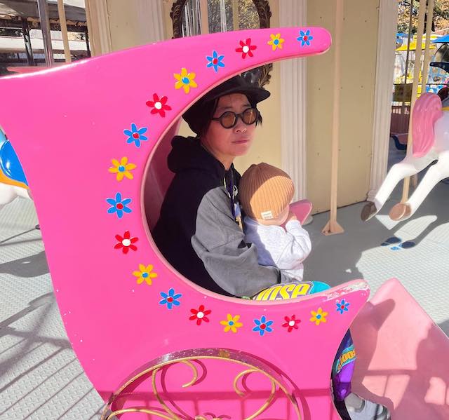 イモトアヤコ、気分屋の息子に困惑「あんなに乗りたそうだったのに...」