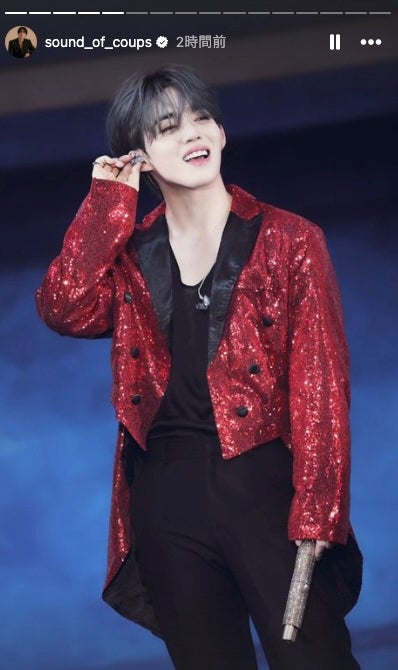 超人気韓国アイドルが王子様すぎる「赤ジャケット似合いすぎ」