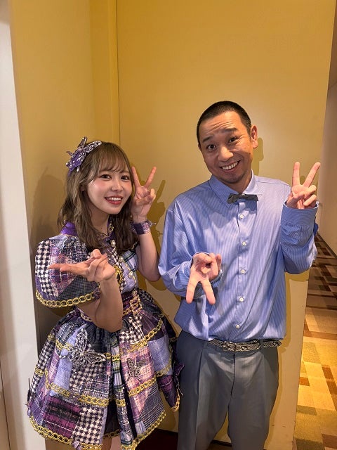 FRUITS ZIPPER・仲川瑠夏が"だいすきな"千鳥 ・大悟と共演！歓喜の2ショットを公開