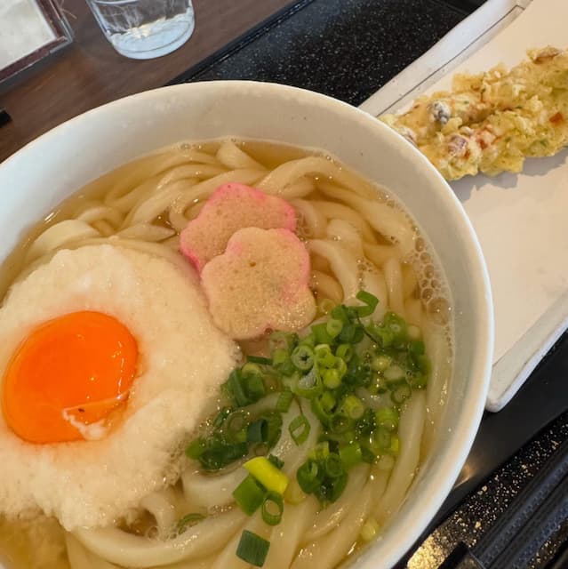 「とろろの上に黄身は初めて見ました」尾木ママが“シンプル”なうどんを堪能！