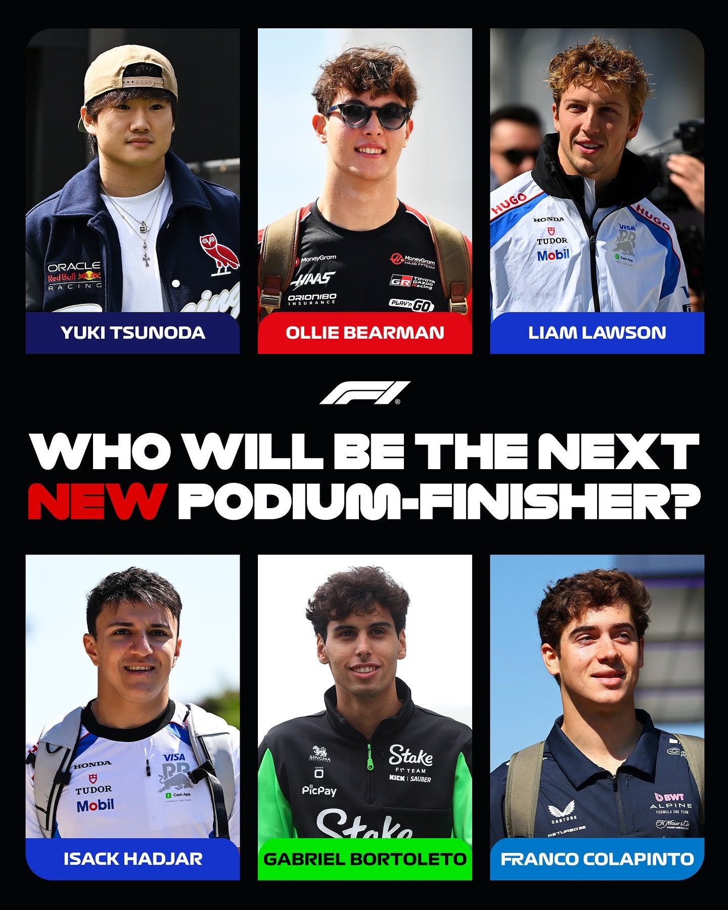 誰が次の主役に？F1初表彰台へ“最も近い男”はこの中にいる！