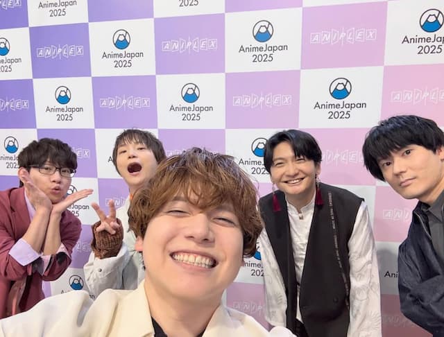 「写真はAJの時の」声優・内田雄馬が声優仲間と仲良く集合写真